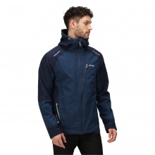 Regatta All-Season Jacket Highton Pro (waterproof, breathable and with built-in flashlight) denim blue Men